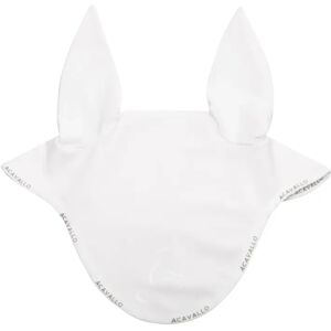 Bonnet anti-mouches pour cheval en silicone Acavallo Lycra Blanc - Publicité Bonnet anti-mouches pour cheval en silicone Acavallo Lycra Blanc - Publicité