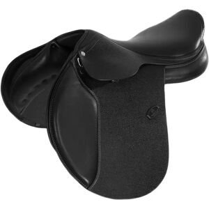 Selle de dressage pour cheval en laine Acavallo Veneziano Noir - Publicité Selle de dressage pour cheval en laine Acavallo Veneziano Noir - Publicité