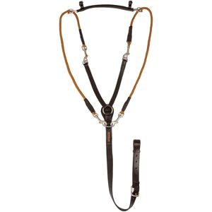Chambon pour cheval rond en cuir Acavallo Italian Marron - Publicité Chambon pour cheval rond en cuir Acavallo Italian Marron - Publicité