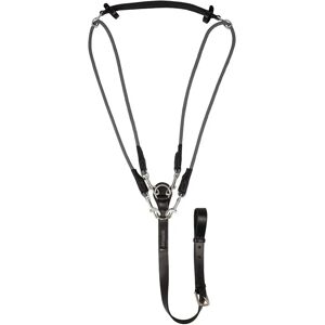 Gogue en cuir et nylon Acavallo Dori Italien Dori Noir - Publicité Gogue en cuir et nylon Acavallo Dori Italien Dori Noir - Publicité