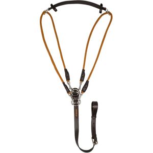 Gogue pour cheval en cuir et nylon Acavallo Italian Dori Marron - Publicité Gogue pour cheval en cuir et nylon Acavallo Italian Dori Marron - Publicité