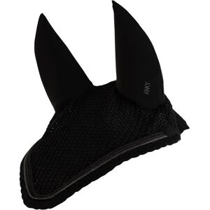 Bonnet pour cheval en sergé ANKY Noir - Publicité Bonnet pour cheval en sergé ANKY Noir - Publicité