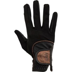 Gants d'équitation en cuir synthétique ANKY Technical Mesh Noir - Publicité Gants d'équitation en cuir synthétique ANKY Technical Mesh Noir - Publicité