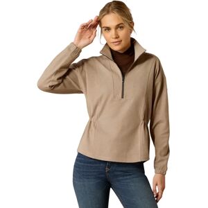 Sweatshirt 1/2 zipé femme Ariat Ryeland 1/2 Beige - Publicité Sweatshirt 1/2 zipé femme Ariat Ryeland 1/2 Beige - Publicité