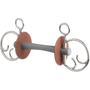 Mors baucher pour cheval avec barre de confort fine Beris Argenté - Publicité Mors baucher pour cheval avec barre de confort fine Beris Argenté - Publicité