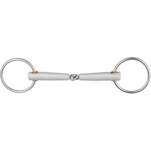 Mors de bride pour cheval brisure simple Beris Argenté - Publicité Mors de bride pour cheval brisure simple Beris Argenté - Publicité