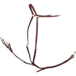 Collier de chasse pour cheval avec élastique BR Equitation Rayleigh Marron - Publicité Collier de chasse pour cheval avec élastique BR Equitation Rayleigh Marron - Publicité