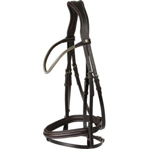 Bridon équitation muserolle combinée Catago Brooklyn Marron - Publicité Bridon équitation muserolle combinée Catago Brooklyn Marron - Publicité