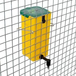 Abreuvoir pour lapin à pipette Chick'A Jaune - Publicité Abreuvoir pour lapin à pipette Chick'A Jaune - Publicité
