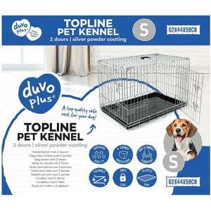 Cage pour chien en fer pliable Duvoplus Topline Gris - Publicité Cage pour chien en fer pliable Duvoplus Topline Gris - Publicité
