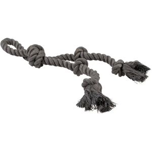 Corde pour chien 5 nœuds et boucle Duvoplus Eco Noir - Publicité Corde pour chien 5 nœuds et boucle Duvoplus Eco Noir - Publicité