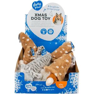 Jouet peluche pour chien lutins rigolos Duvoplus Xmas Marron - Publicité Jouet peluche pour chien lutins rigolos Duvoplus Xmas Marron - Publicité