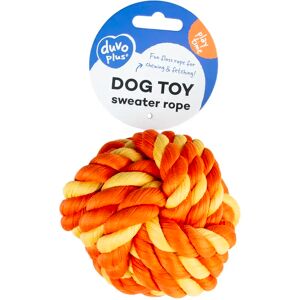 Balle en corde pour chien Duvoplus Sweater Orange - Publicité Balle en corde pour chien Duvoplus Sweater Orange - Publicité
