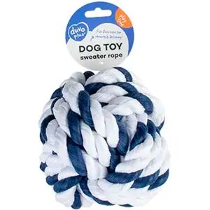 Balle en corde pour chien Duvoplus Sweater Bleu - Publicité Balle en corde pour chien Duvoplus Sweater Bleu - Publicité