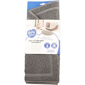 Tapis pour bac à litière hémisphère Duvoplus Gris - Publicité Tapis pour bac à litière hémisphère Duvoplus Gris - Publicité