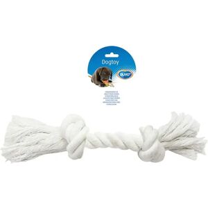 Corde pour chien en cotton avec noeud Duvoplus Blanc - Publicité Corde pour chien en cotton avec noeud Duvoplus Blanc - Publicité