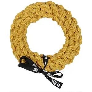 Anneau tressé pour chiens Da-Chain de EBI - 28cm - Jaune - Publicité Anneau tressé pour chiens Da-Chain de EBI - 28cm - Jaune - Publicité