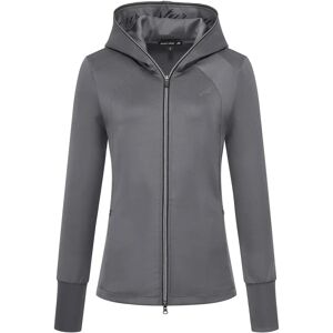 Sweatshirt équitation full zip à capuche femme Euro-Star Giulia Gris - Publicité Sweatshirt équitation full zip à capuche femme Euro-Star Giulia Gris - Publicité