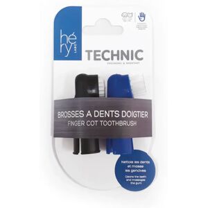 Brosse pour chien et chat à dents doigter Héry (x2) Bleu - Publicité Brosse pour chien et chat à dents doigter Héry (x2) Bleu - Publicité