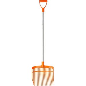 Fourche d'écurie HorseGuard Orange - Publicité Fourche d'écurie HorseGuard Orange - Publicité