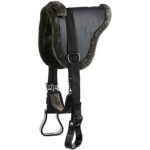 Selle équitation sans arçon Horze Suede Noir - Publicité Selle équitation sans arçon Horze Suede Noir - Publicité