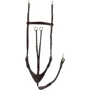 Collier de chasse pour cheval avec élastique Kavalkade Robin Marron - Publicité Collier de chasse pour cheval avec élastique Kavalkade Robin Marron - Publicité