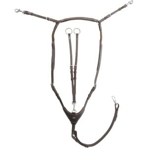 Collier de chasse pour cheval haut avec élastique Kavalkade Dexter Marron - Publicité Collier de chasse pour cheval haut avec élastique Kavalkade Dexter Marron - Publicité