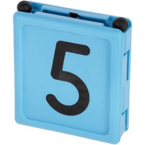 Plaquette numérotée pour collier pliable Kerbl (x6) Bleu - Publicité Plaquette numérotée pour collier pliable Kerbl (x6) Bleu - Publicité
