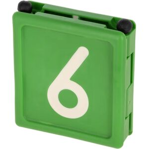 Plaquette numérotée pour collier pliable Kerbl (x6) Vert - Publicité Plaquette numérotée pour collier pliable Kerbl (x6) Vert - Publicité