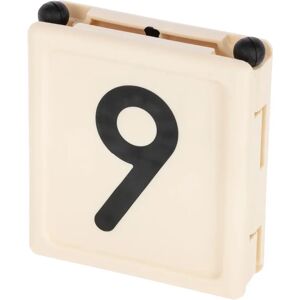 Plaquette numérotée pour collier pliable Kerbl (x6) Blanc - Publicité Plaquette numérotée pour collier pliable Kerbl (x6) Blanc - Publicité
