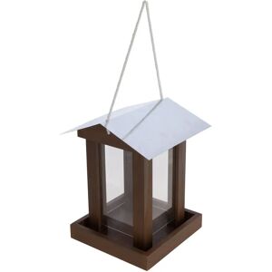 Distributeur de nourriture pour oiseaux Kerbl Marron - Publicité Distributeur de nourriture pour oiseaux Kerbl Marron - Publicité