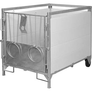 Niche pour veau grand Kerbl Gris - Publicité Niche pour veau grand Kerbl Gris - Publicité