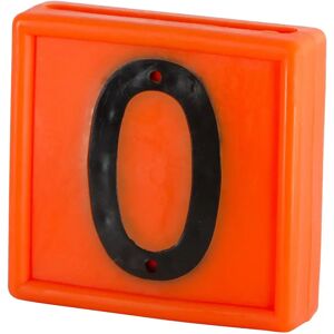 Collier de marquage numérotée à enfiler sur le bracelet Kerbl N°0 (x10) Orange - Publicité Collier de marquage numérotée à enfiler sur le bracelet Kerbl N°0 (x10) Orange - Publicité