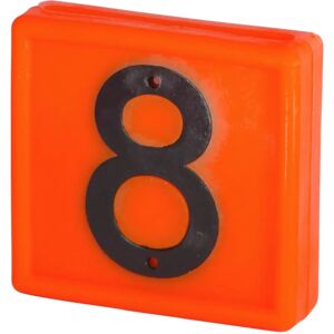 Collier de marquage numérotée à enfiler sur le bracelet Kerbl N°8 (x10) Orange - Publicité Collier de marquage numérotée à enfiler sur le bracelet Kerbl N°8 (x10) Orange - Publicité