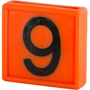 Collier de marquage numérotée à enfiler sur le bracelet Kerbl N°0 (x10) Rouge - Publicité Collier de marquage numérotée à enfiler sur le bracelet Kerbl N°0 (x10) Rouge - Publicité