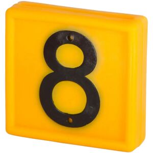 Collier de marquage numérotée à enfiler sur le bracelet Kerbl N°9 (x10) Jaune - Publicité Collier de marquage numérotée à enfiler sur le bracelet Kerbl N°9 (x10) Jaune - Publicité