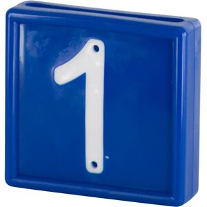 Collier de marquage numérotée à enfiler sur le bracelet Kerbl N°1 (x10) Bleu - Publicité Collier de marquage numérotée à enfiler sur le bracelet Kerbl N°1 (x10) Bleu - Publicité