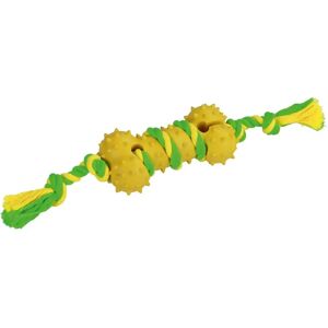 Os et sa corde caoutchouc Kerbl Jaune - Publicité Os et sa corde caoutchouc Kerbl Jaune - Publicité