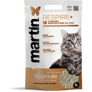 Litière pour chat Martin Sellier Agglo Blanc - Publicité Litière pour chat Martin Sellier Agglo Blanc - Publicité