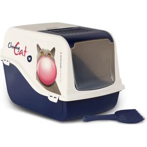 Litière pour chat Martin Sellier Chewing Bleu - Publicité Litière pour chat Martin Sellier Chewing Bleu - Publicité