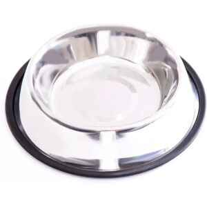 Gamelle pour chat inox antidérapante Martin Sellier Argenté - Publicité Gamelle pour chat inox antidérapante Martin Sellier Argenté - Publicité
