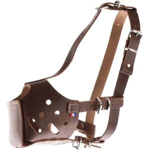 Muselière pour chien cordon cuir Martin Sellier Rottweiler Marron - Publicité Muselière pour chien cordon cuir Martin Sellier Rottweiler Marron - Publicité