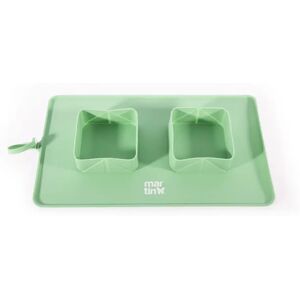 Gamelle pour chien double pliable Martin Sellier Vert - Publicité Gamelle pour chien double pliable Martin Sellier Vert - Publicité