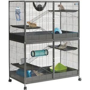 Cage Savic Royal Suite XL pour Rats, Furets, Chinchillas - Grande, Deux Étages - Publicité Cage Savic Royal Suite XL pour Rats, Furets, Chinchillas - Grande, Deux Étages - Publicité