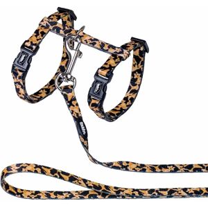 Harnais et laisse pour chat Nobby Pet Leopard Orange - Publicité Harnais et laisse pour chat Nobby Pet Leopard Orange - Publicité
