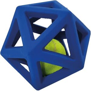 Balle caoutchouc avec balle de tennis pour chien Nobby Pet Bleu - Publicité Balle caoutchouc avec balle de tennis pour chien Nobby Pet Bleu - Publicité