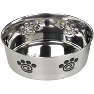 Gamelles pour chien en inox antidérapante Nobby Pet Heavy Spiral Argenté - Publicité Gamelles pour chien en inox antidérapante Nobby Pet Heavy Spiral Argenté - Publicité