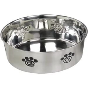 Gamelles pour chien en inox antidérapante Nobby Pet Heavy Spiral Argenté - Publicité Gamelles pour chien en inox antidérapante Nobby Pet Heavy Spiral Argenté - Publicité