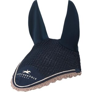 Schockemöhle Sports Bonnet anti-mouches pour cheval Schockemöehle Dynamite Fly Veil Logo Bleu - Publicité Schockemöhle Sports Bonnet anti-mouches pour cheval Schockemöehle Dynamite Fly Veil Logo Bleu - Publicité