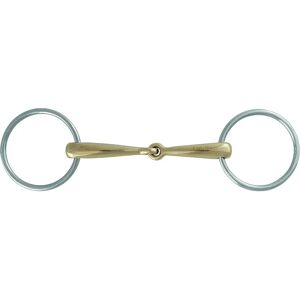 Mors 2 anneaux pour cheval en cuivre doux Stübben 2226 Doré - Publicité Mors 2 anneaux pour cheval en cuivre doux Stübben 2226 Doré - Publicité
